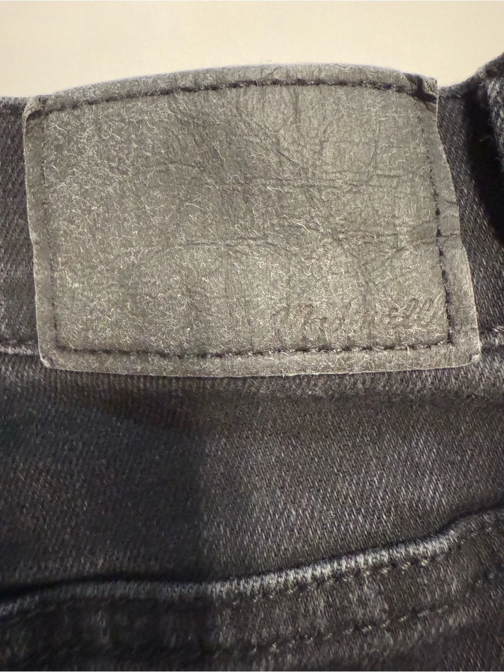 Madewell Perfect Vintage Wide-Leg Jeans Black Size 31 High Rise